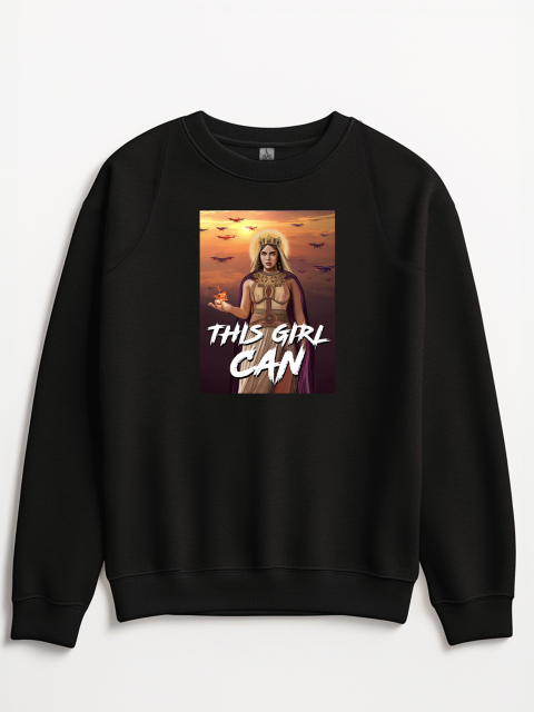 Світшот "This Girl can" Чорний 